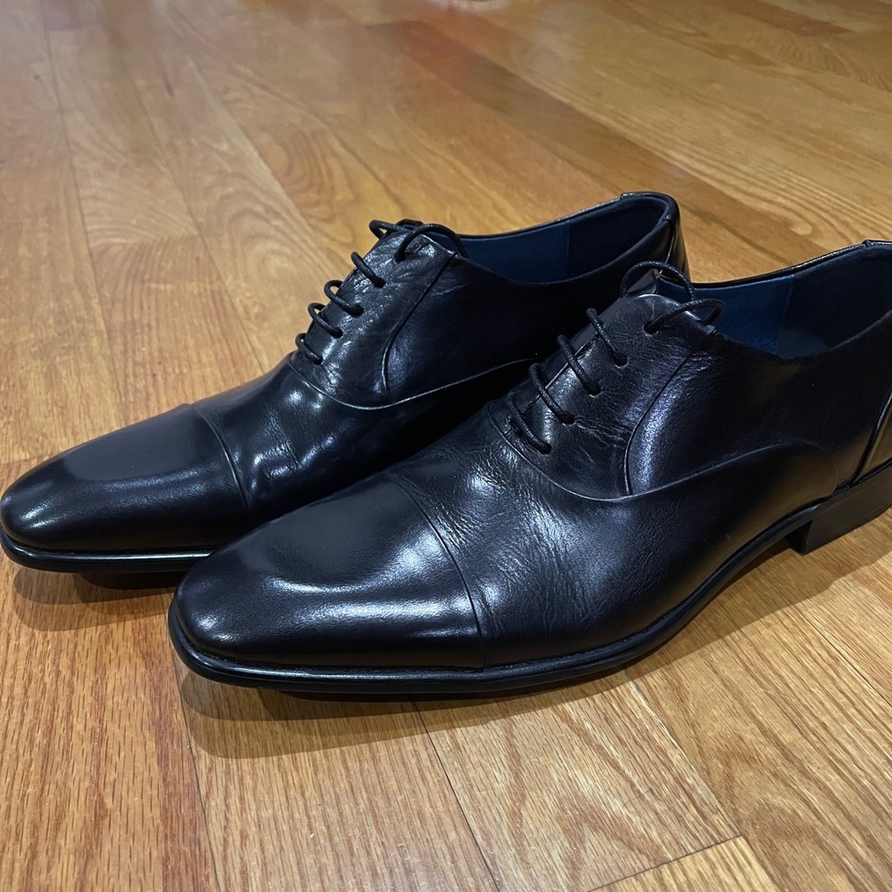 New Steve Madden Byrne Oxford shoes Black Sz 12